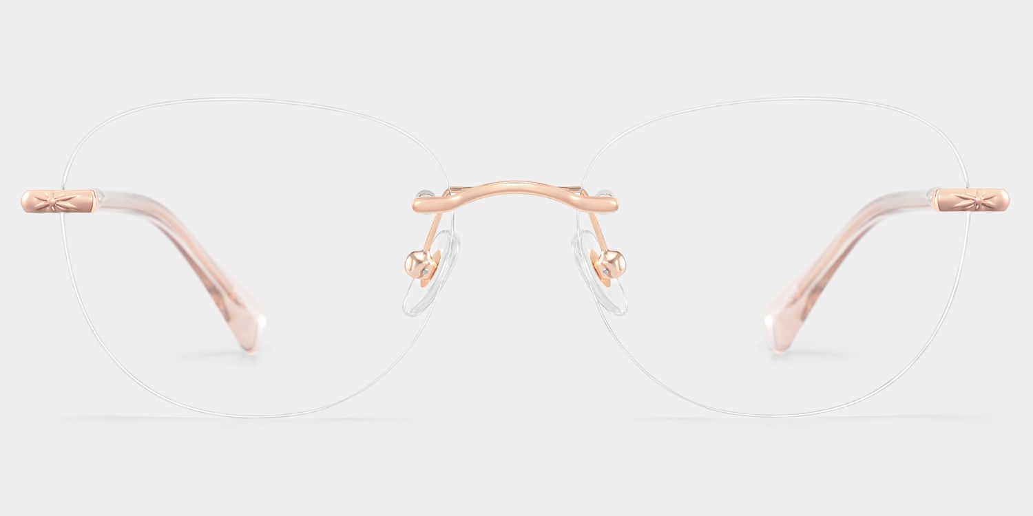 Jennifer Rosa-Gold Rund Brille2