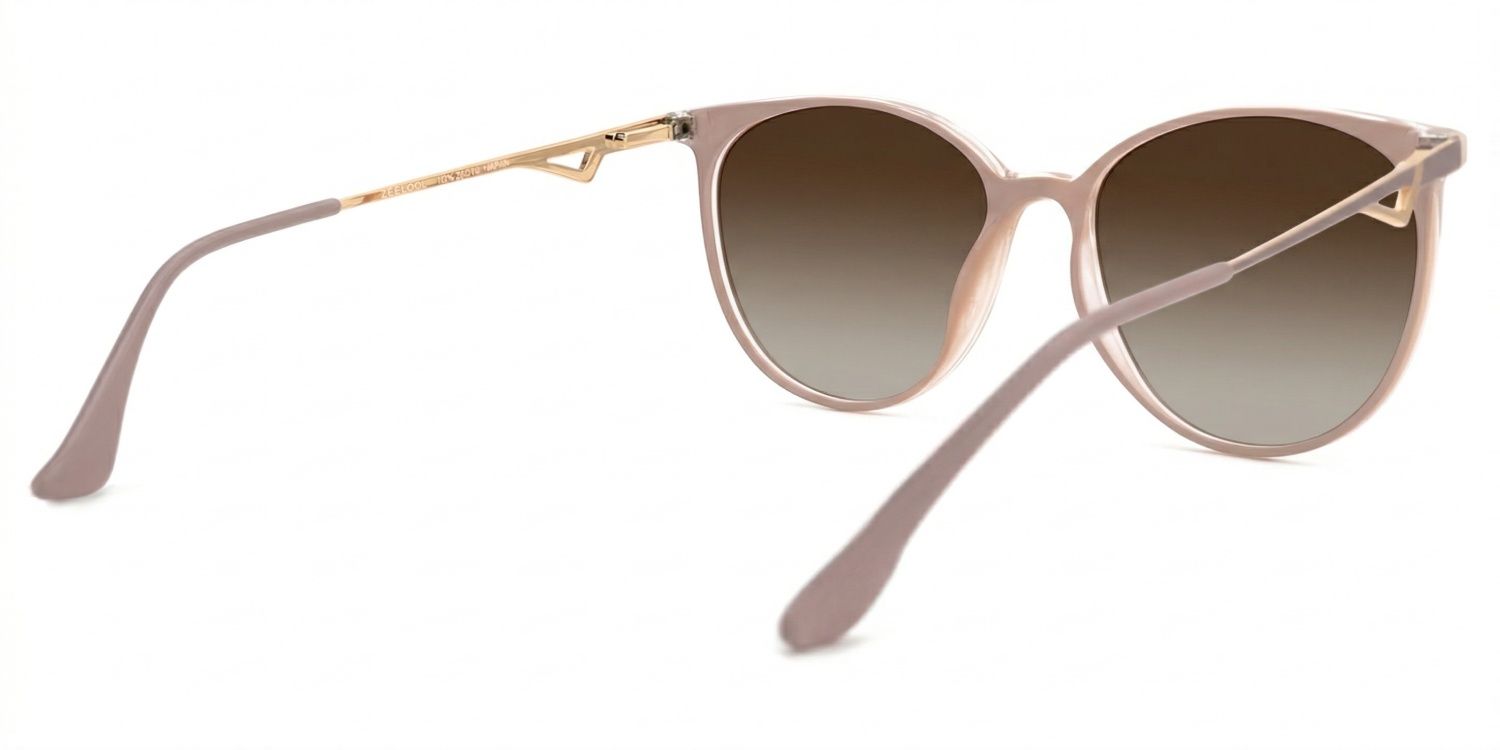 Babbage Hellbraun Rund Brille3