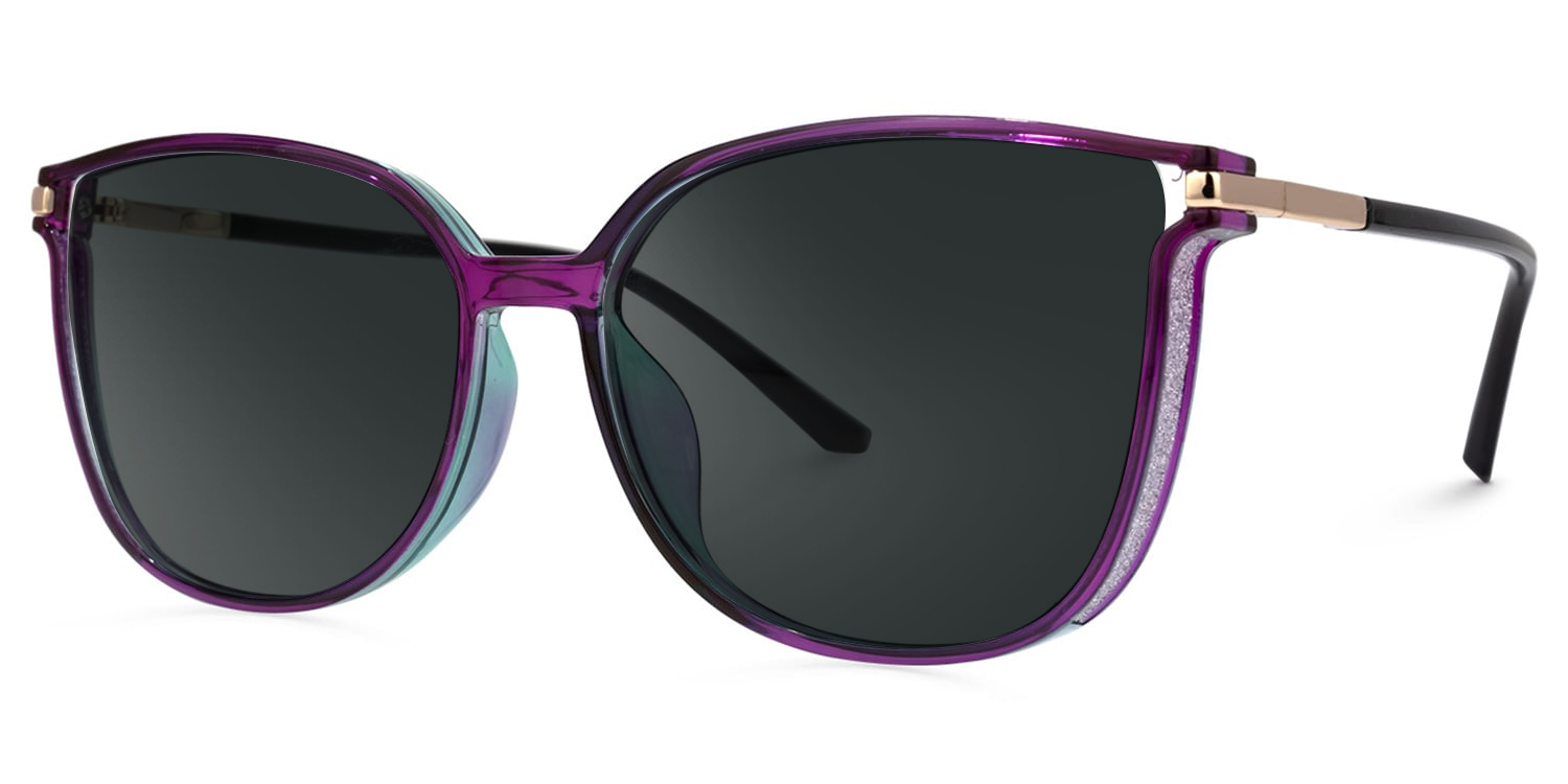 ZEELOOL Walden Lila Cateye Brille