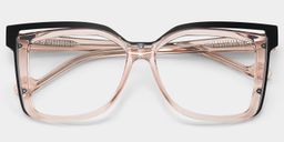 Twolla Beige Quadratisch Brille2