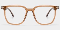 Eliza Braun Quadratisch Brille1