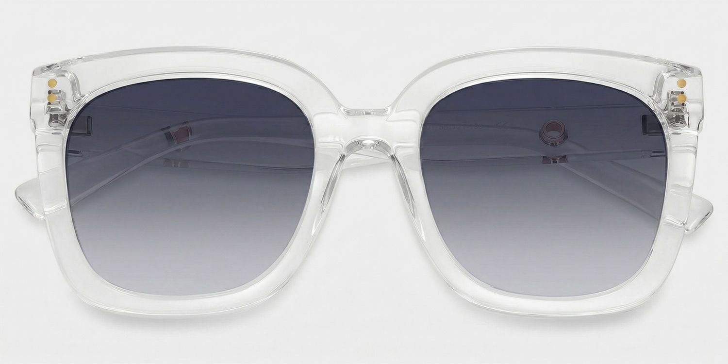 Nada Klar Square Polarisierte Sonnenbrille zum Autofahren | ZEELOOL1
