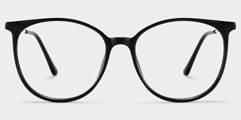 Babbage Schwarz Rund Brille