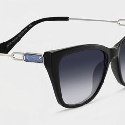 Celeste Schwarz Cateye Brille4