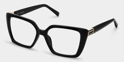 Emery Schwarz Quadratisch Brille3