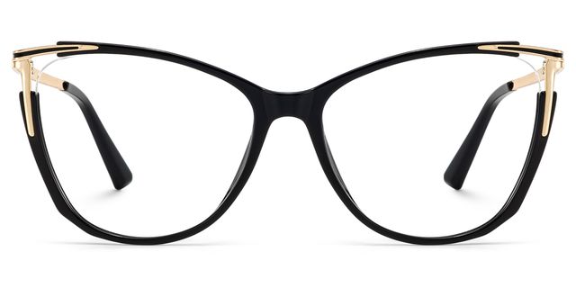 Pace Schwarz Cateye Brille
