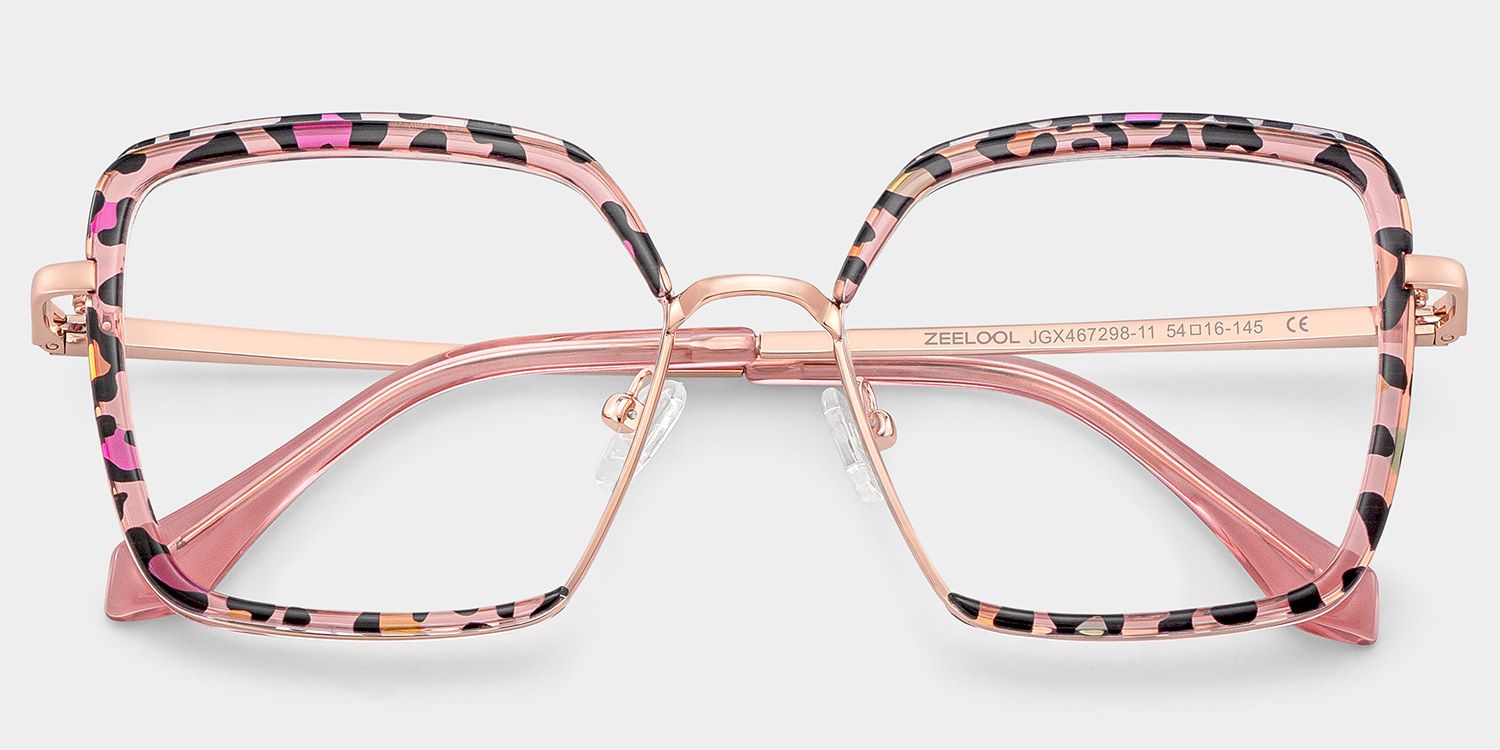 Chris Rosa-Leo Quadratisch Gemischte Materialien Brille2