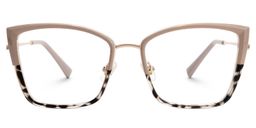 Mariie Zweifarbig Schmetterling Brille0