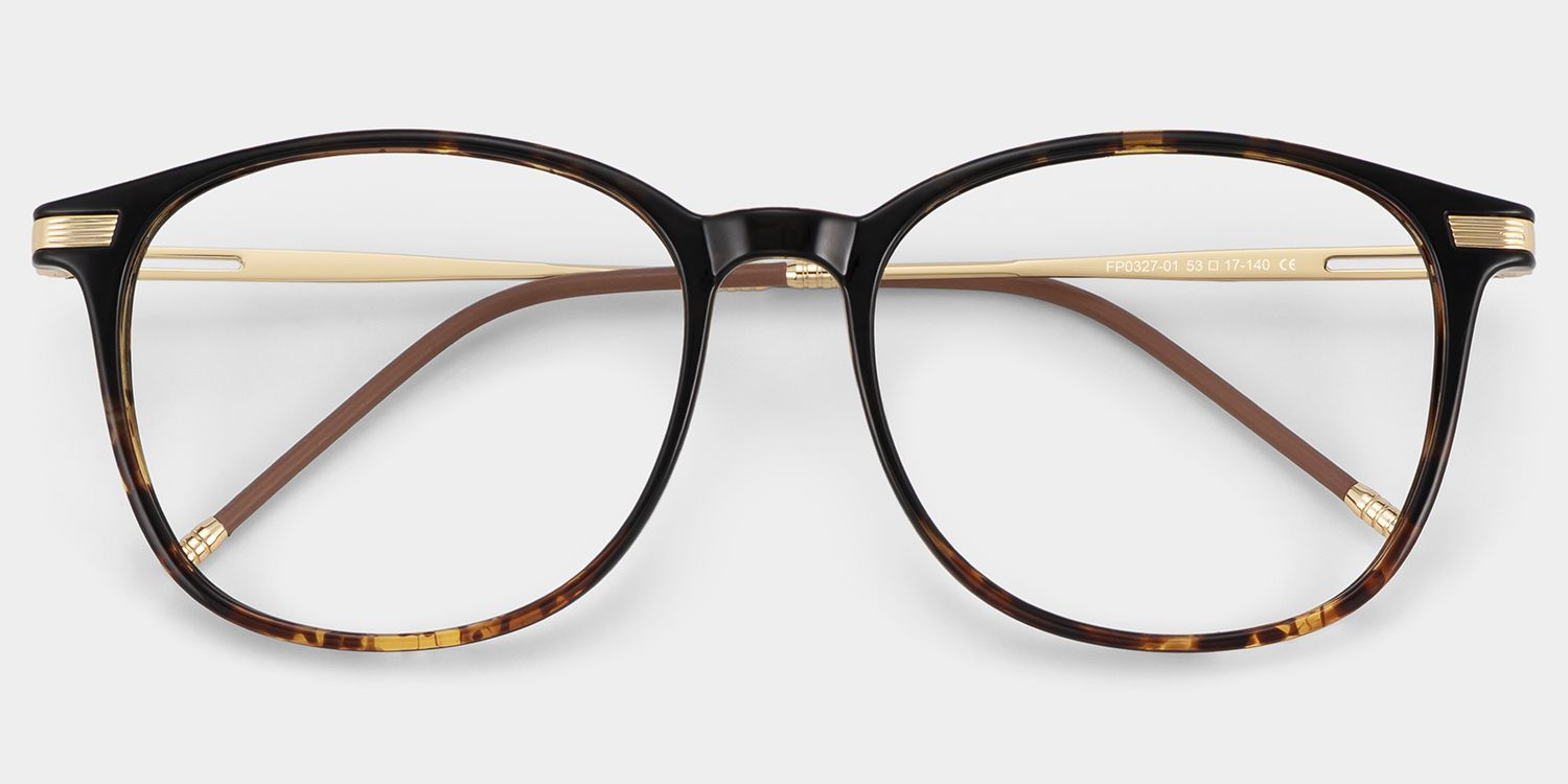 Greene Tortoise Quadratisch Brille1