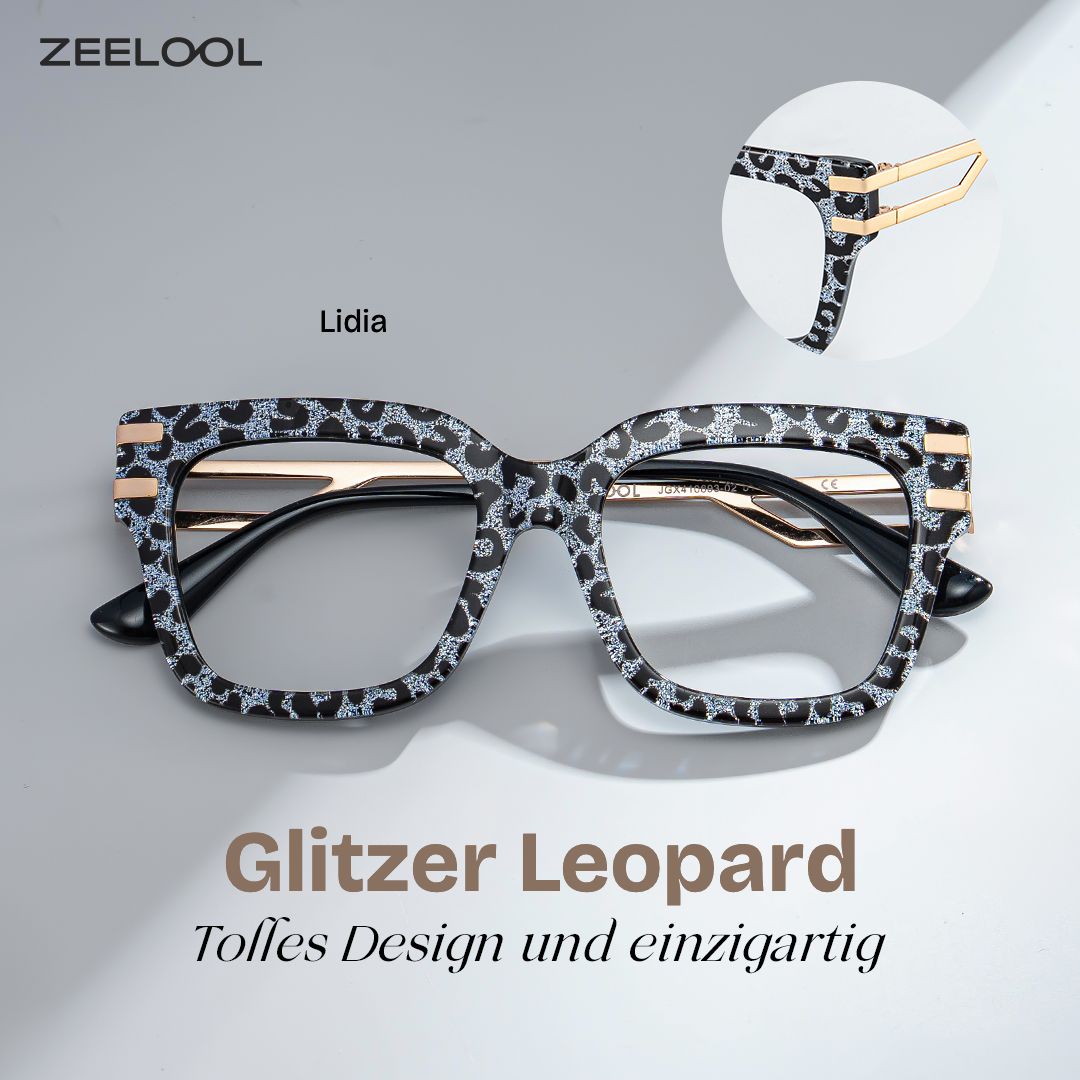 Lidia Grau-Leo Quadratisch Gemischte-Materialien Brille0