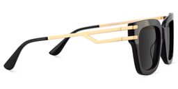 Lidia Schwarz Quadratisch Sonnenbrille3