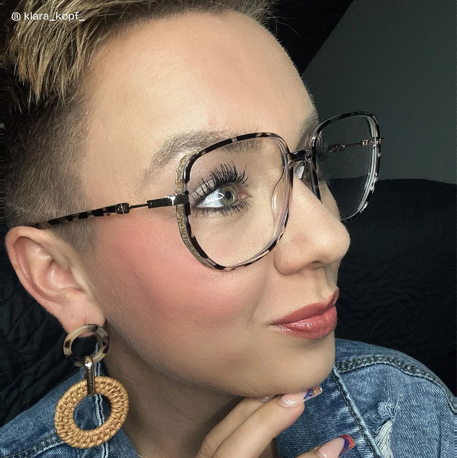 Joana Tortoise Geometrisch TR90 Brille8