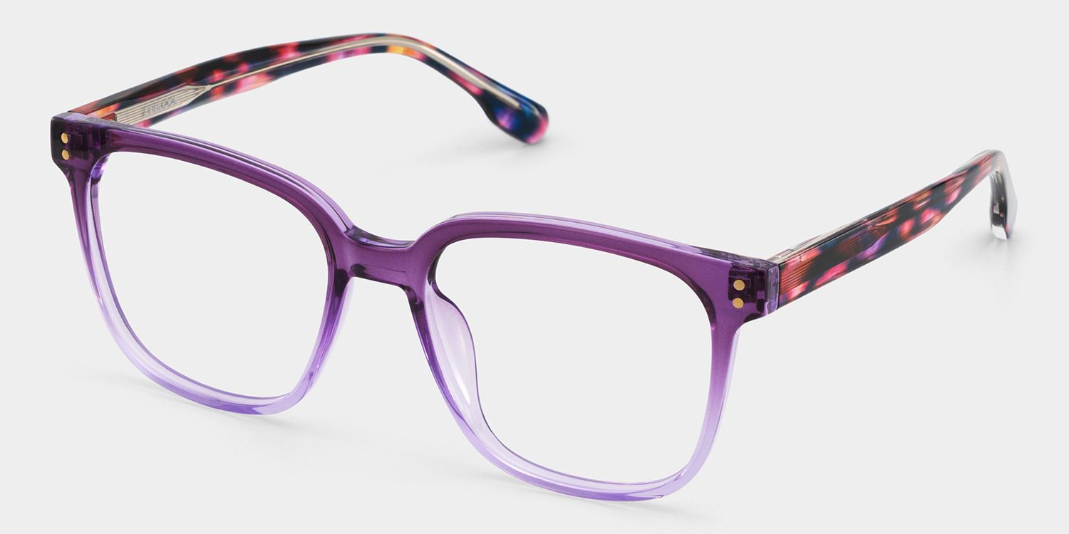 Donnalyn Lila Quadratisch Brille3