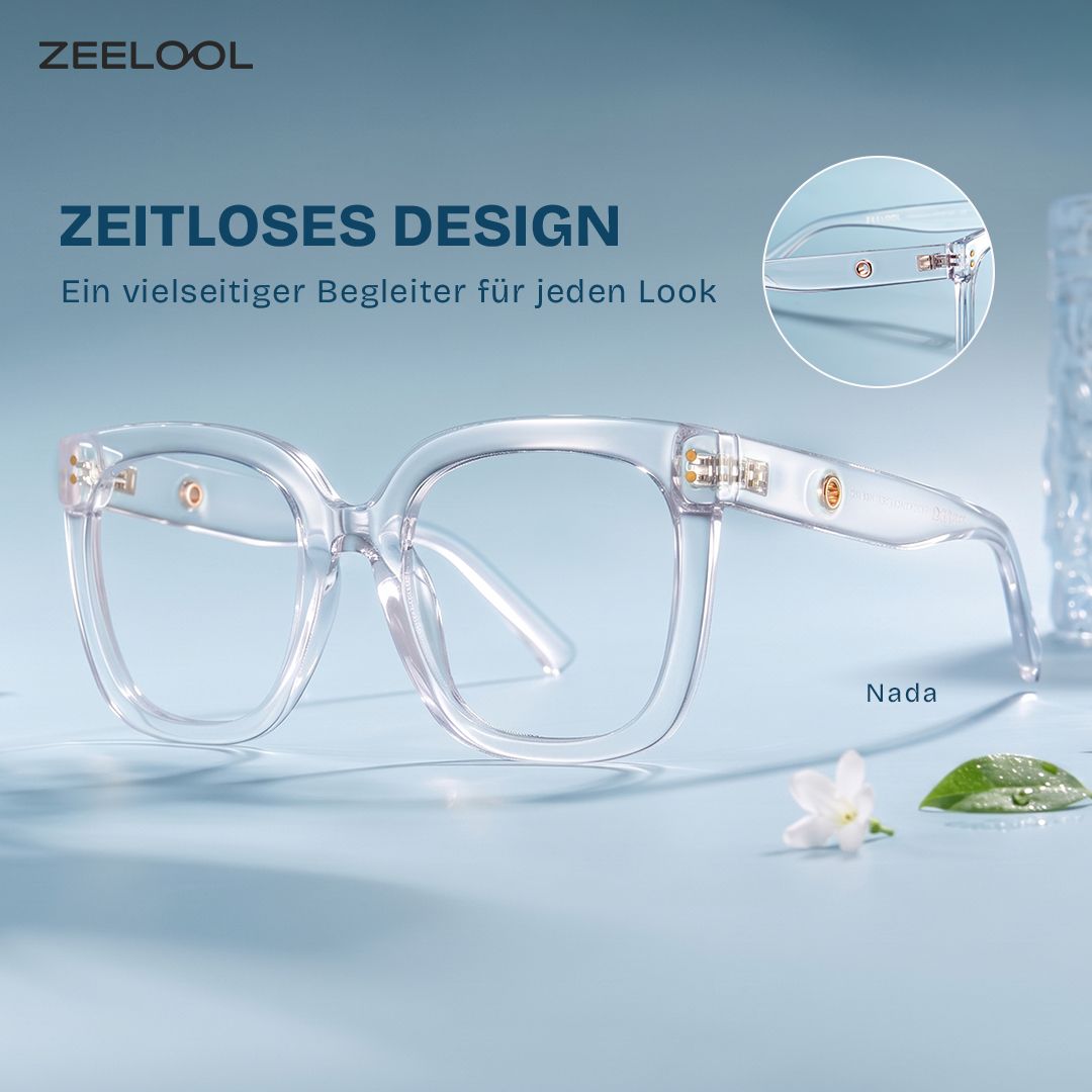 Nada Klar Quadratisch Brille0