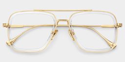 Gifford Klar Gold Pilot Brille1