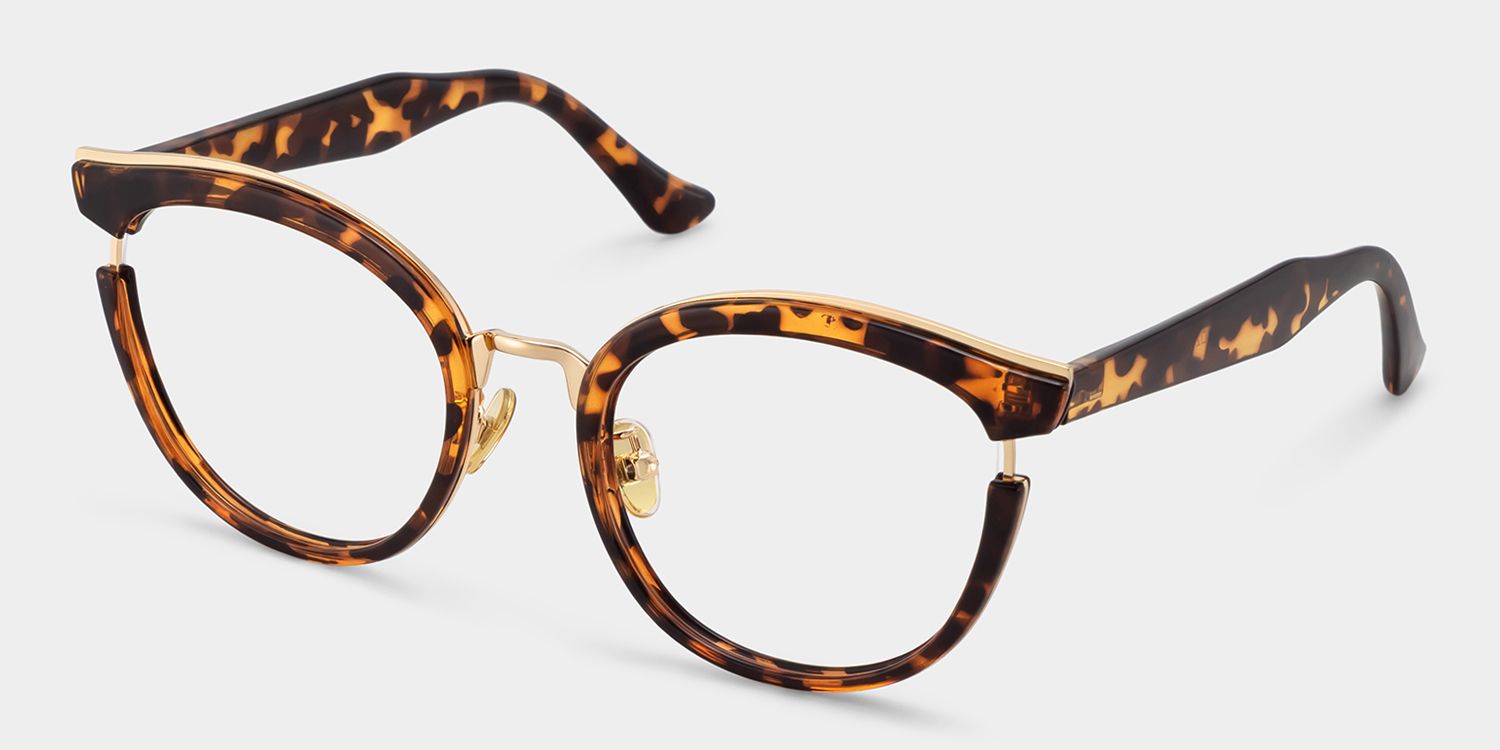 Laraine Braun-Tortoise Cateye Brille2