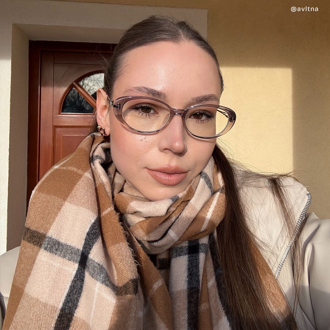 Blaire Grau Oval Brille8