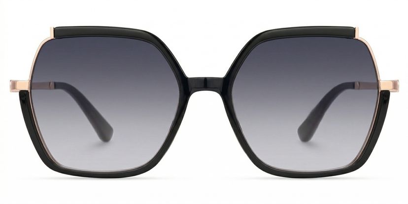 Yulisa Schwarz Quadratisch Brille