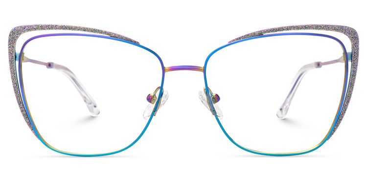 Lorenzen Bunt Cateye Brille