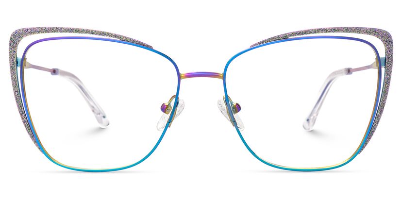 Lorenzen Bunt Cateye Brille
