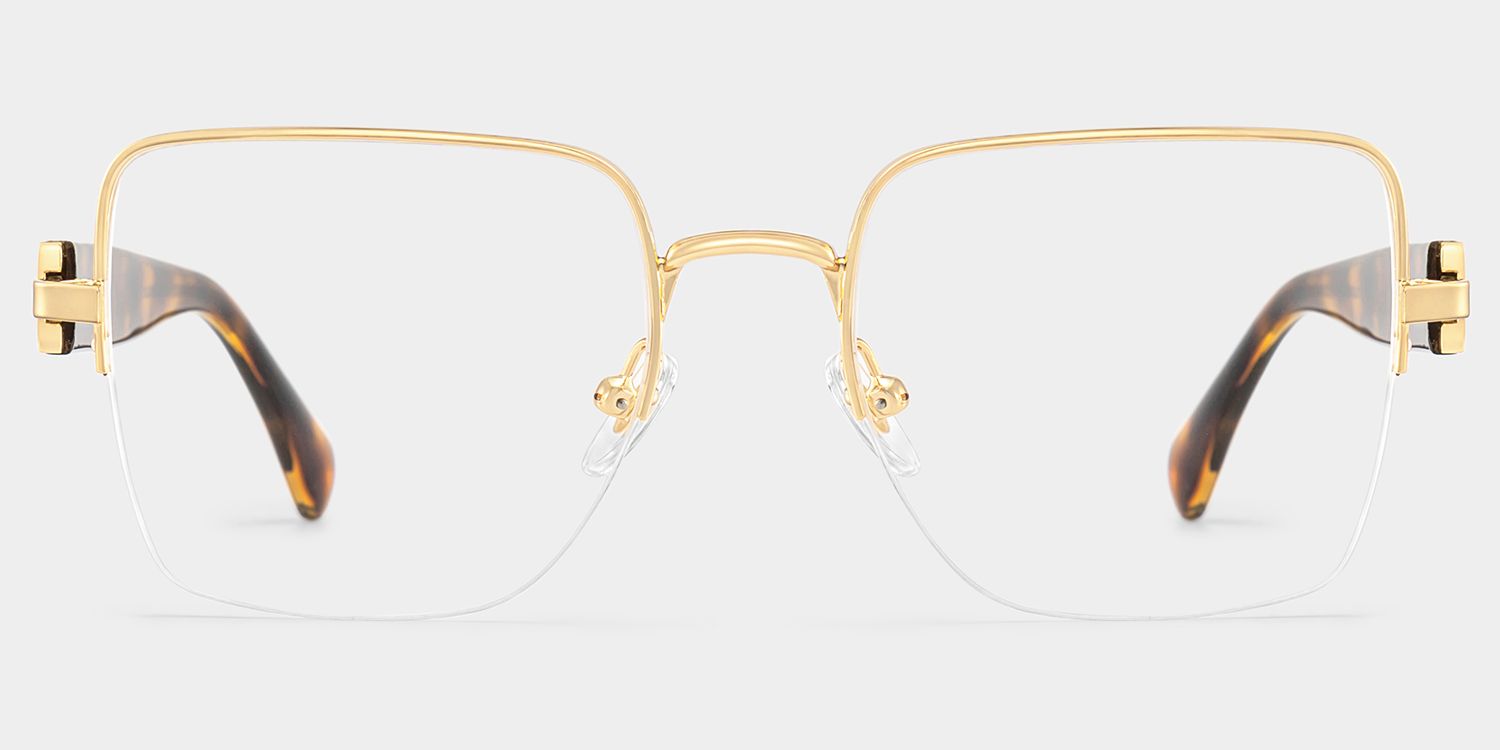 Lauren Gold Quadratisch Brille1