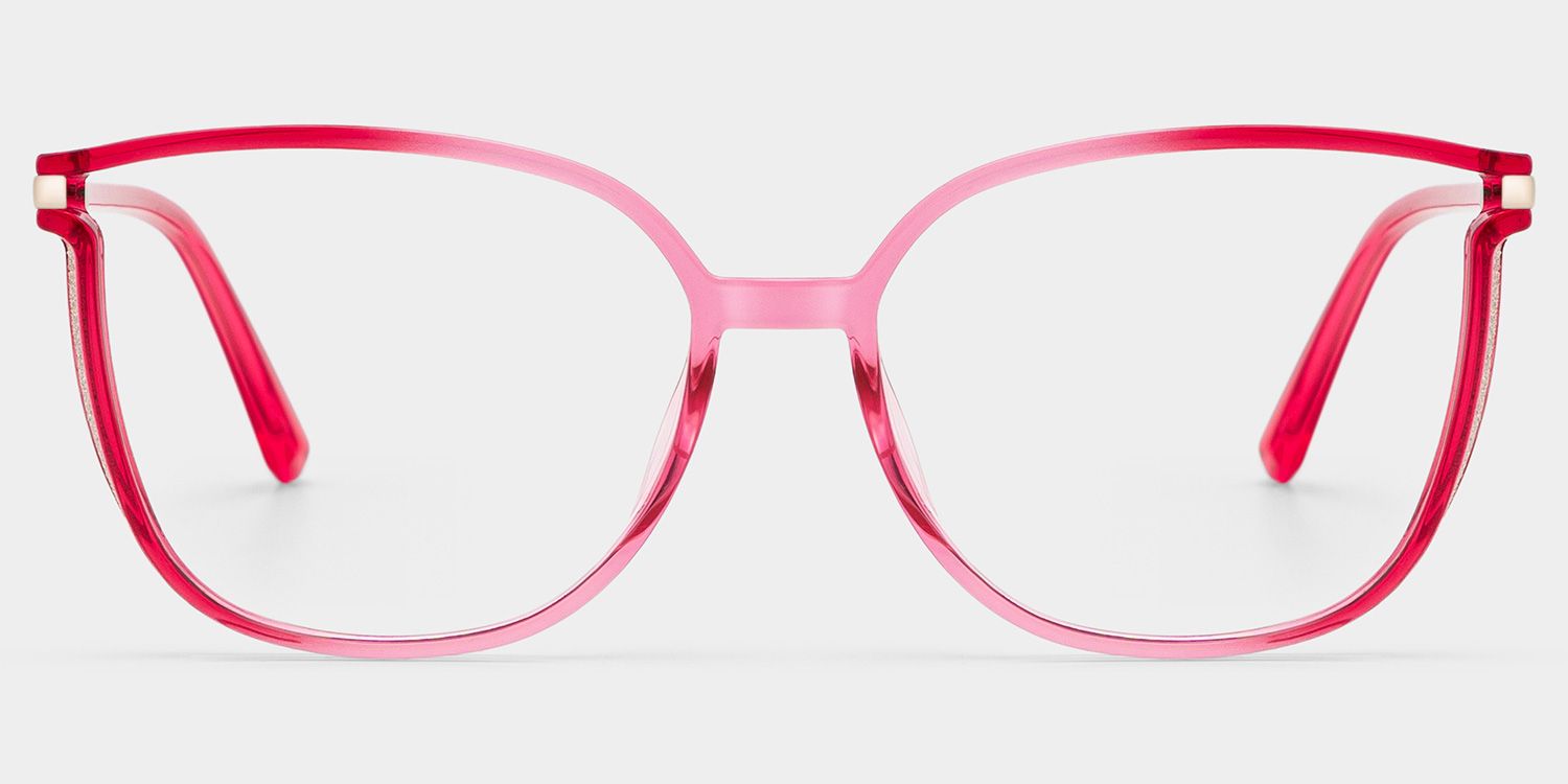 Walden Rot Quadratisch Brille3