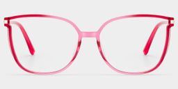 Walden Rot Quadratisch Brille3