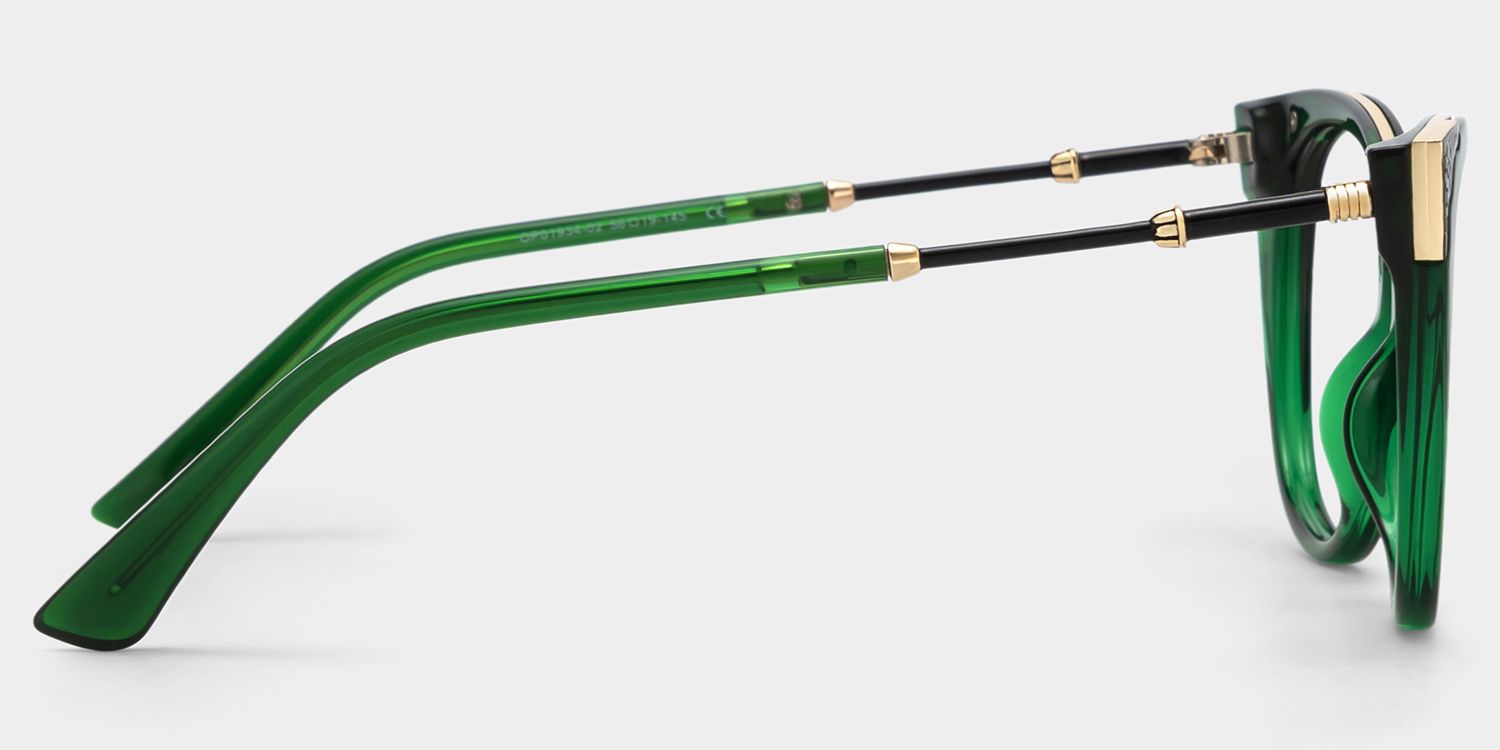 Dalton Dunkelgrün Cat Eye Brillen3