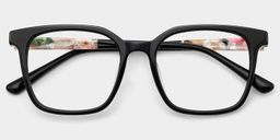 Freya Schwarz Quadratisch Brille3