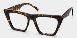 Cecile  Tortoise Cat Eye Brille2