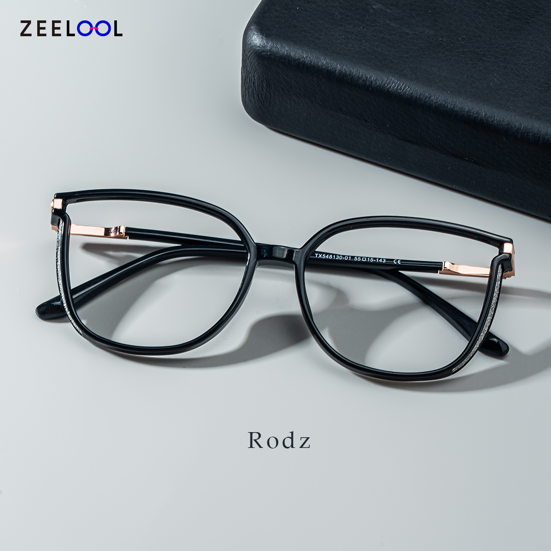 Walden Schwarz Cateye Brille0