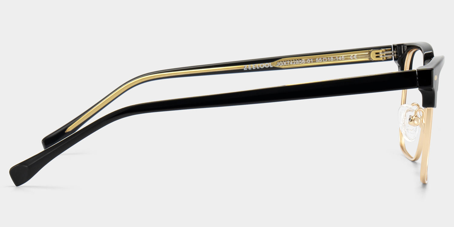 Braidsby Schwarz Browline Gemischte-Materialien Brille3