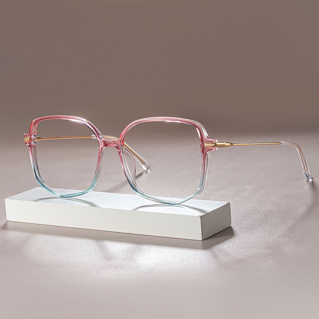 Payton Rosa-Blau Geometrisch Brille0