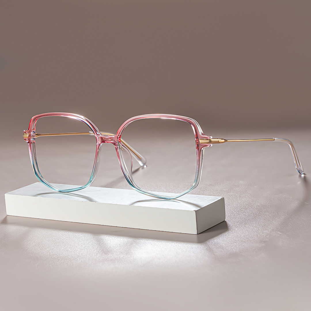 Payton Rosa-Blau Geometrisch Brille