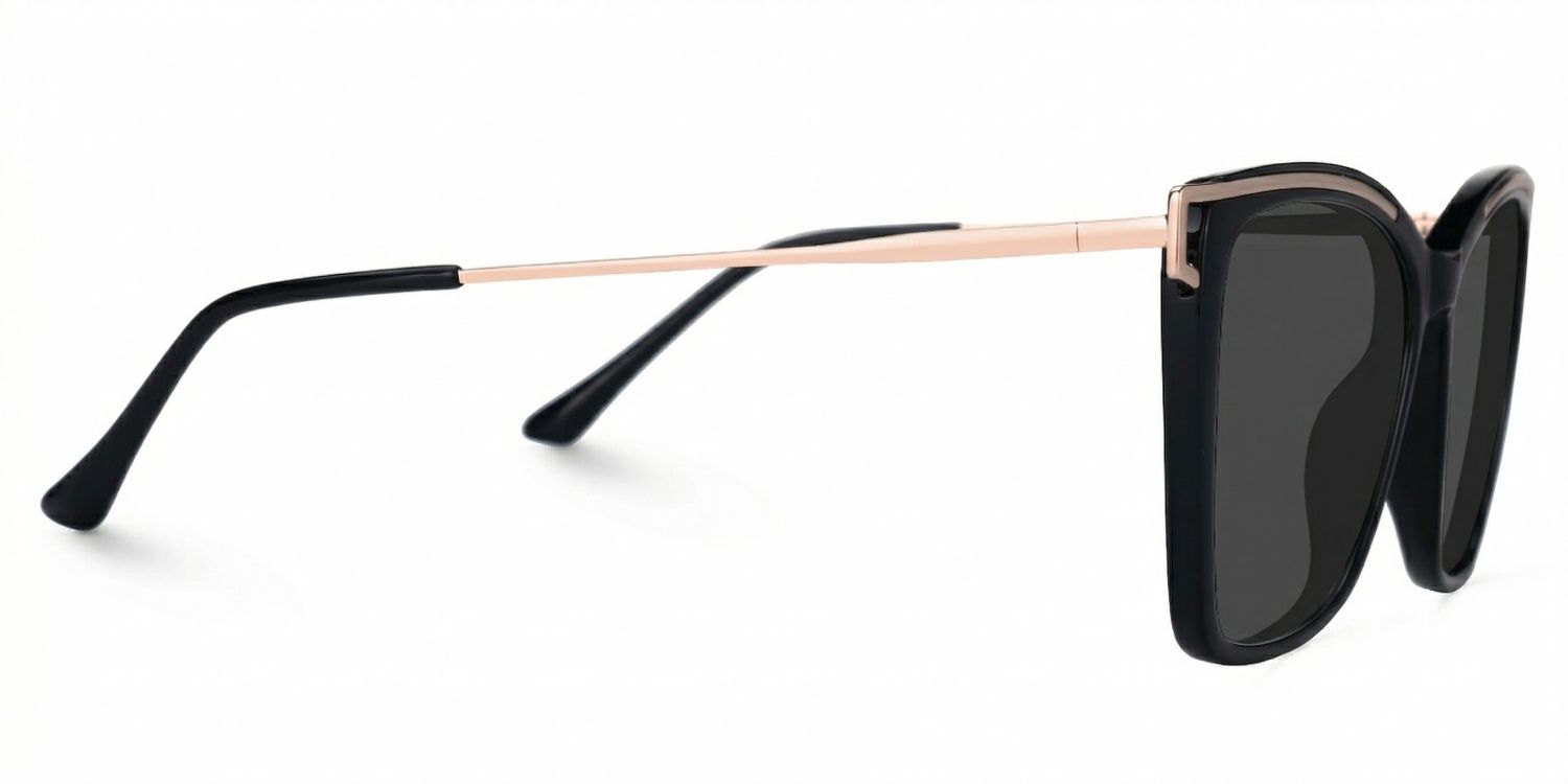 Matia Schwarz Quadratisch Brille2