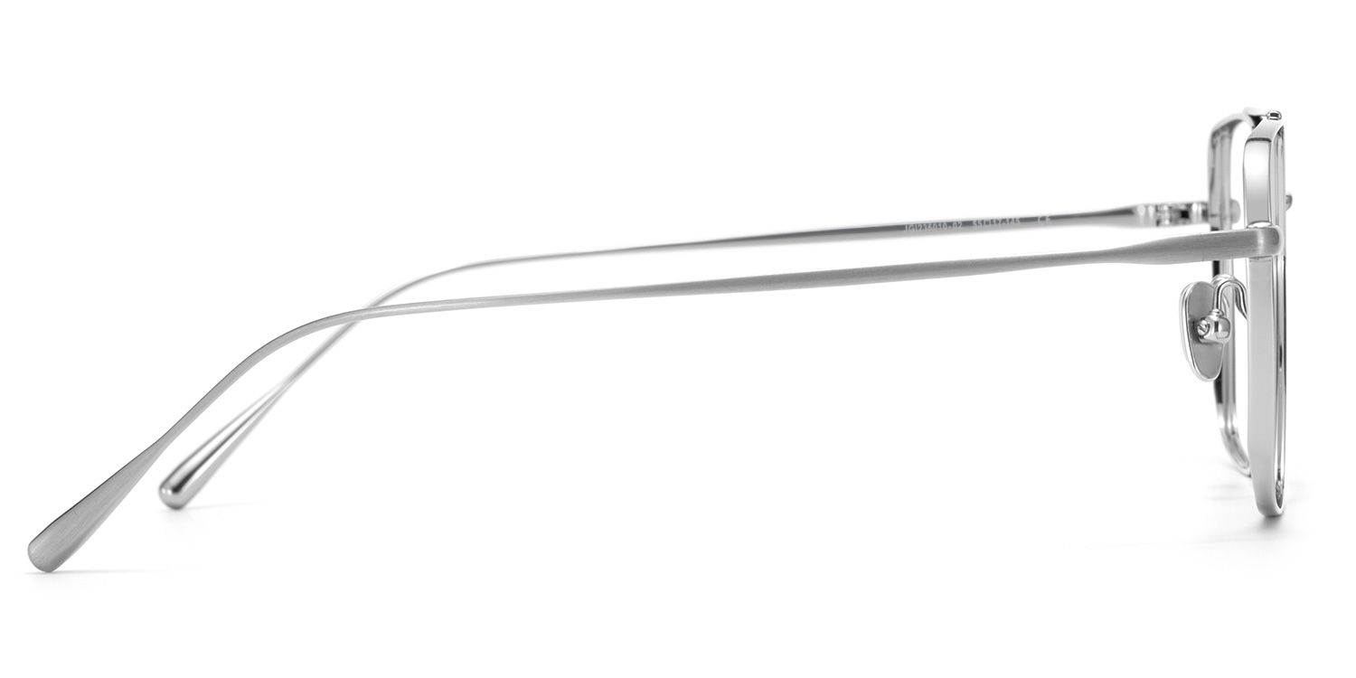 Jensen Silber Pilot Titan Brille3