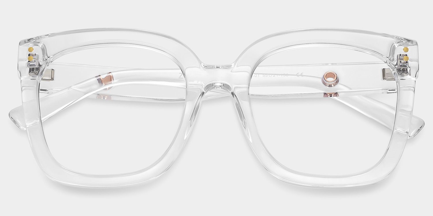 Nada Klar Quadratisch Brille1