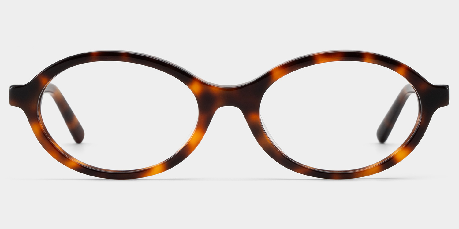 Everly Tortoise Oval Brille gutes Bild