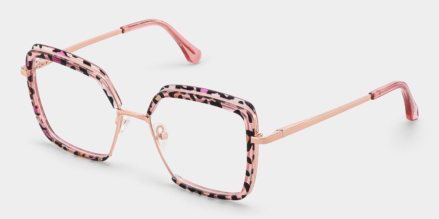 Chris Rosa-Leo Quadratisch Gemischte Materialien Brille3