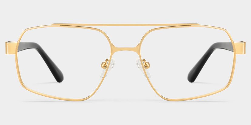 Sterling Gold Pilot Brille