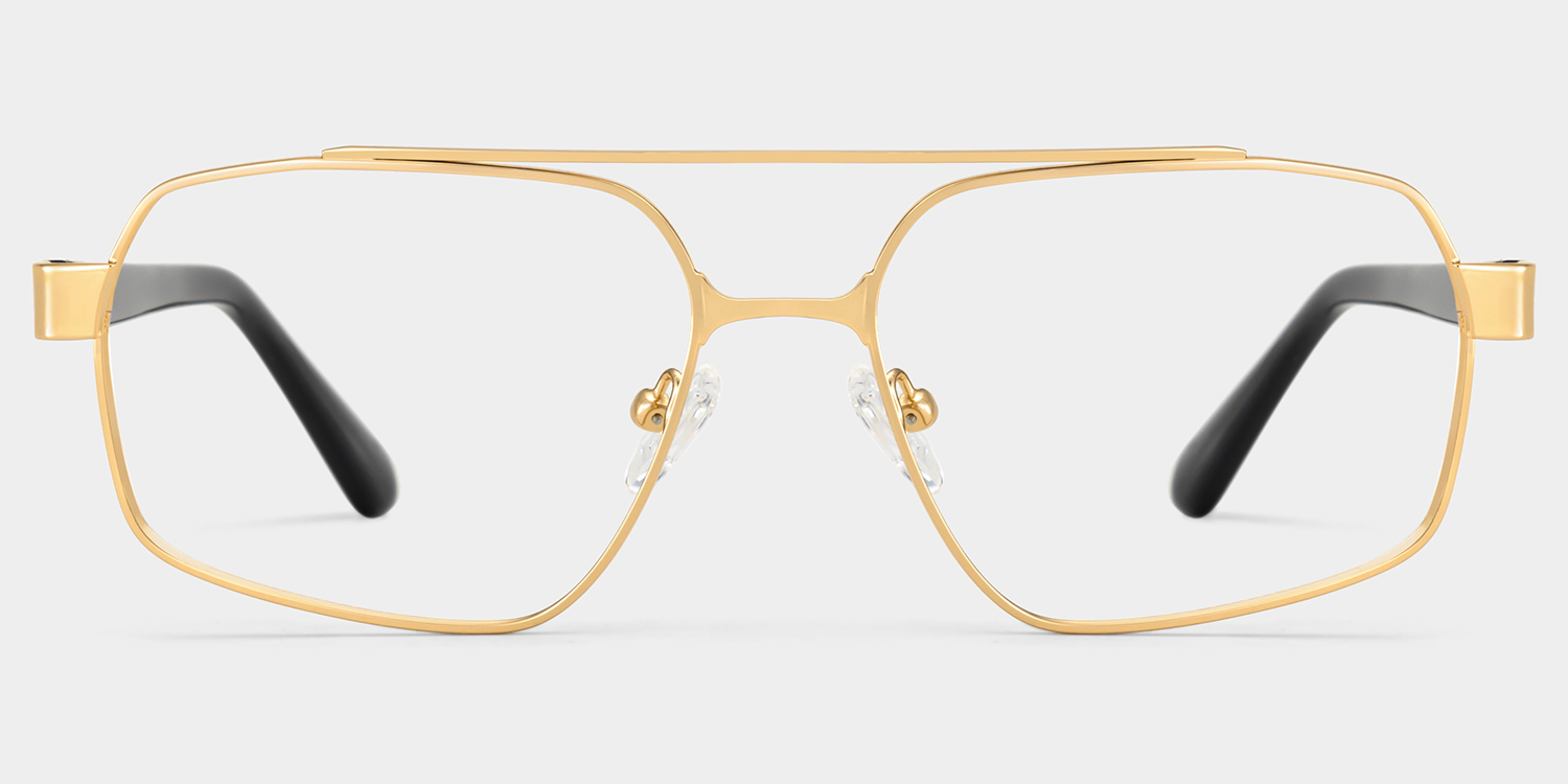 Sterling Gold Pilot Brille