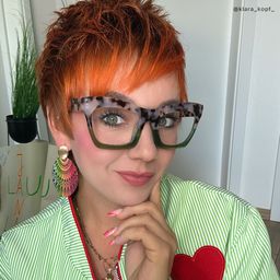 Benitez Grün-Tortoise Quadratisch Brille5