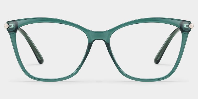 Emma Grün Quadratisch Brille