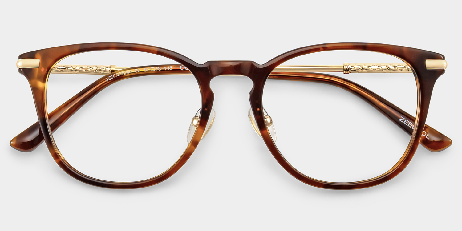 Laura Tortoise Quadratisch Brille2