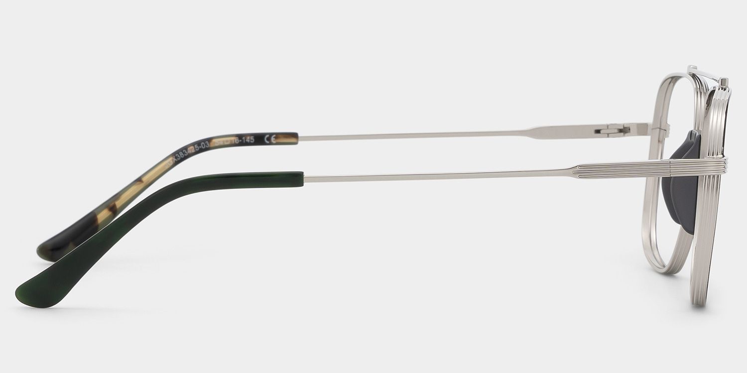 Poppy Schwarz Pilot Brille5