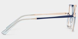 Yulisa Blau Quadratisch Brille5