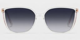 Walden Weiß Quadratisch Sonnenbrille0
