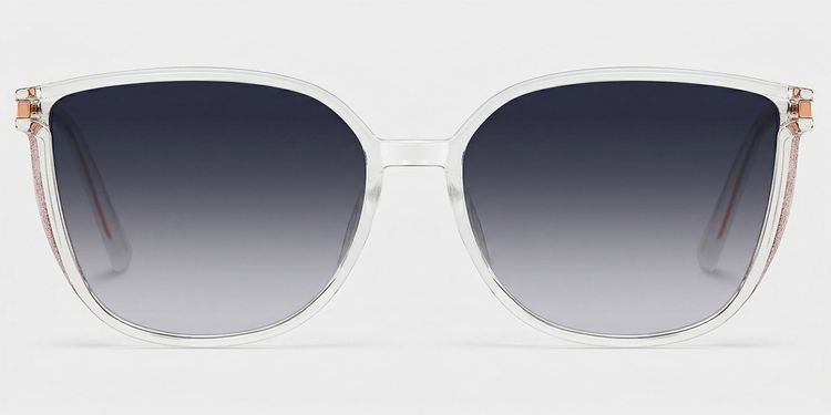 Walden Weiß Quadratisch Sonnenbrille