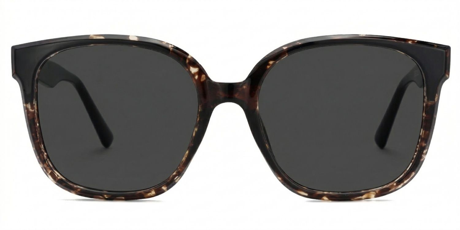 Siner Square Style in Schwarz-Tortoise Sonnenbrille | ZEELOOL0