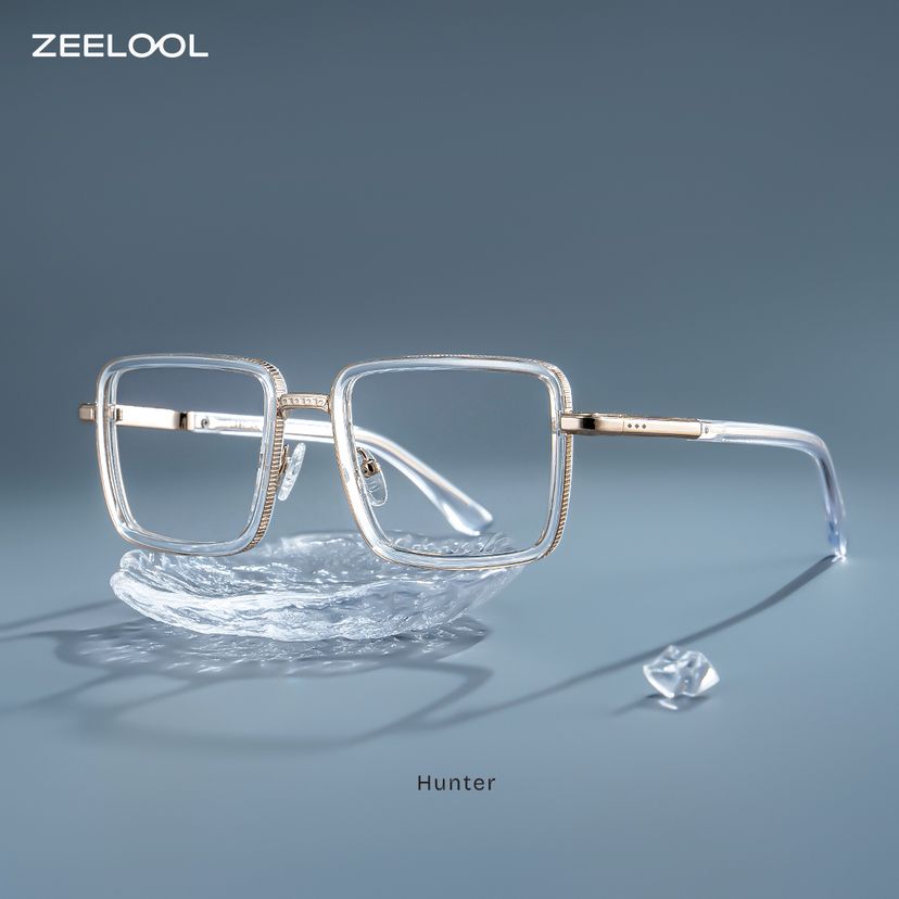 Hunter Klar Quadratisch Brille